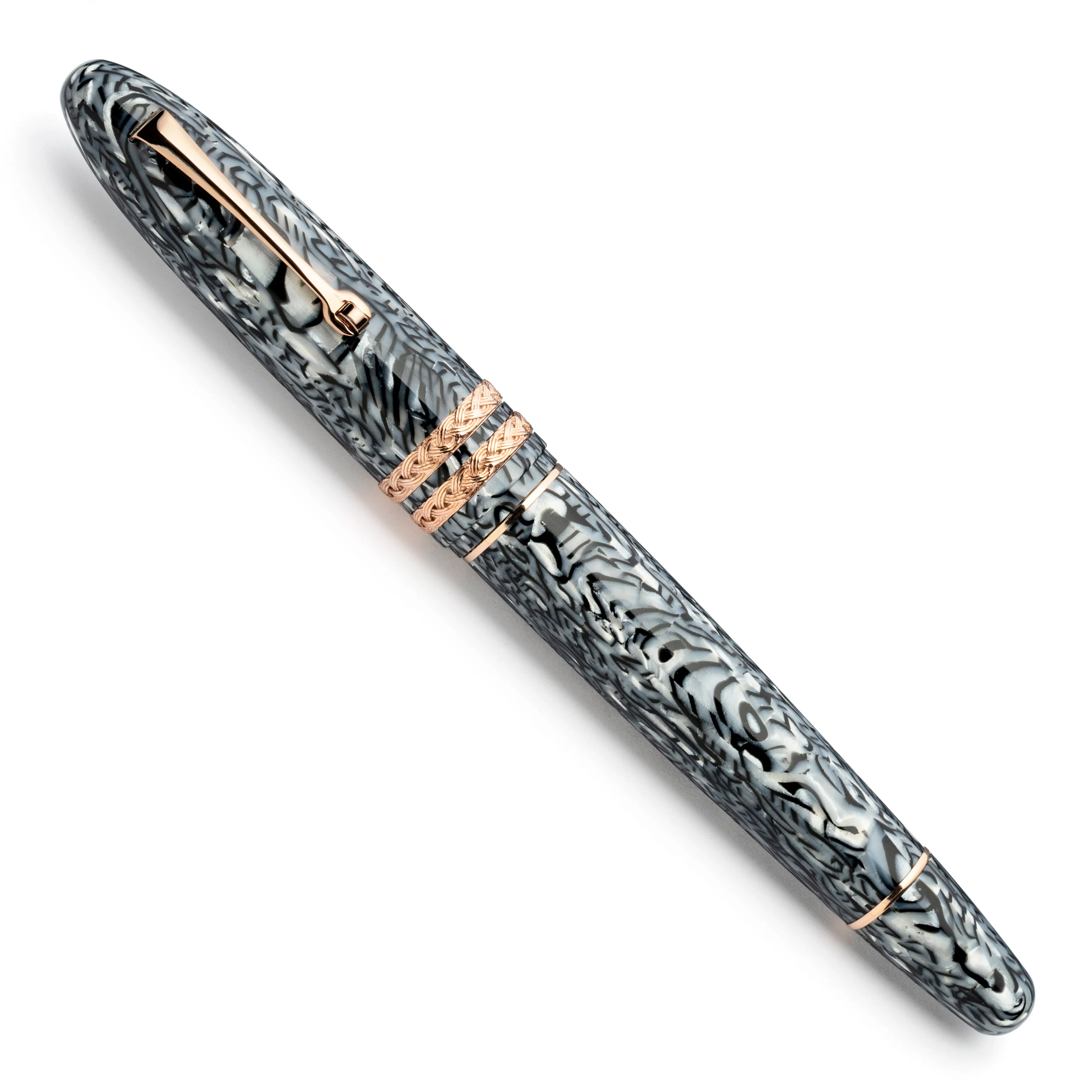 Cigar LeonArco "Zebra" authentic celluloid - Image 2
