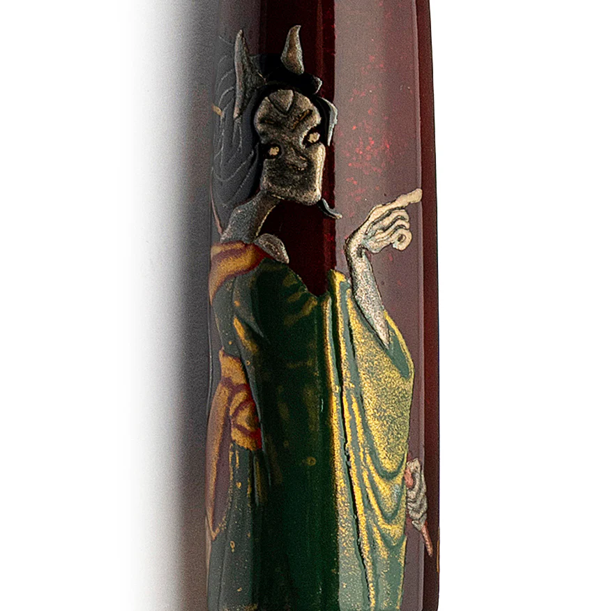 Essenza inari okami and dragon taka maki-e - #8 Gold nib "la Fenice" - Image 3