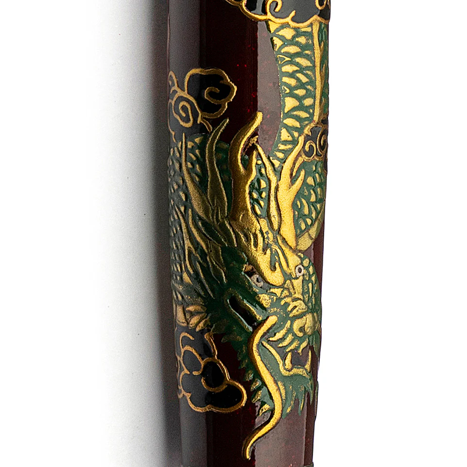 Essenza inari okami and dragon taka maki-e - #8 Gold nib "la Fenice" - Image 4