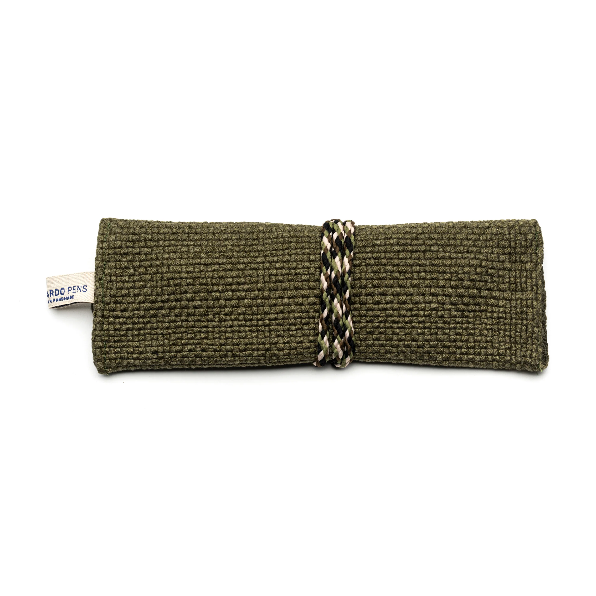 Fabric pen holder green