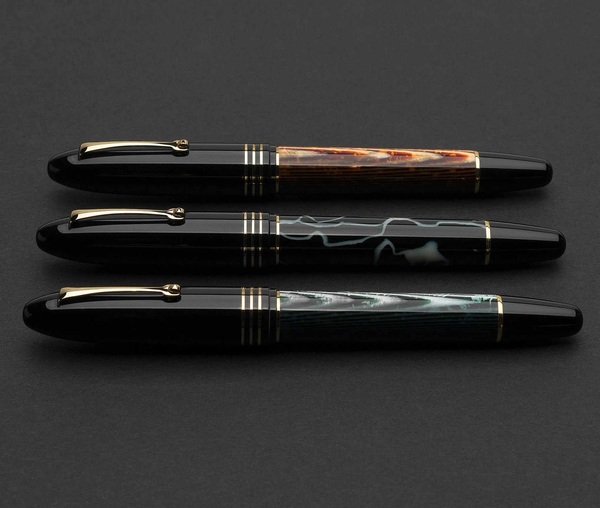 Gran riserva Ogiva grande Wild celluloid - #8 gold nib - Image 4