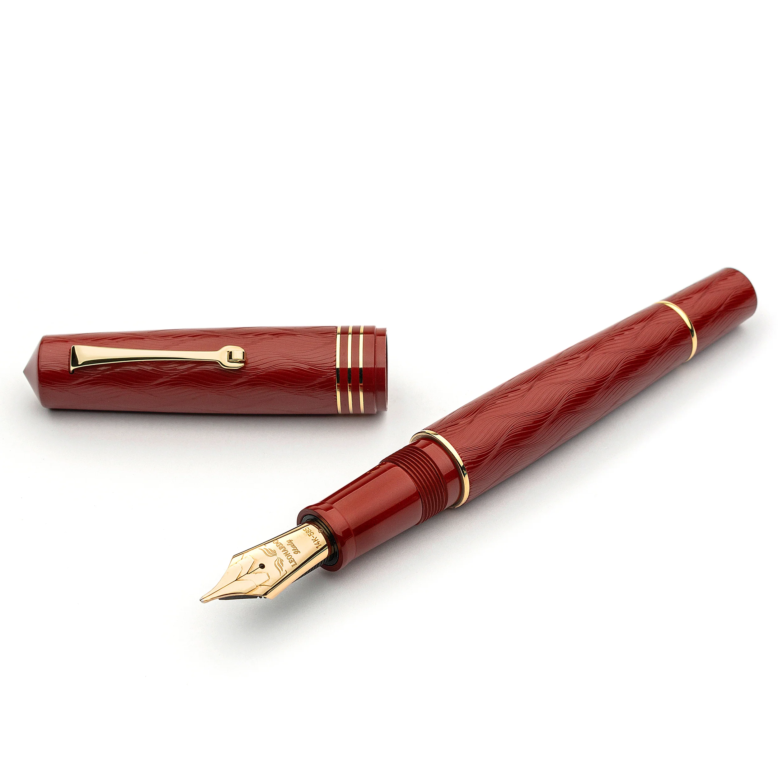GUILLOCHÈ ONDE Ebonite granata – SOLD OUT