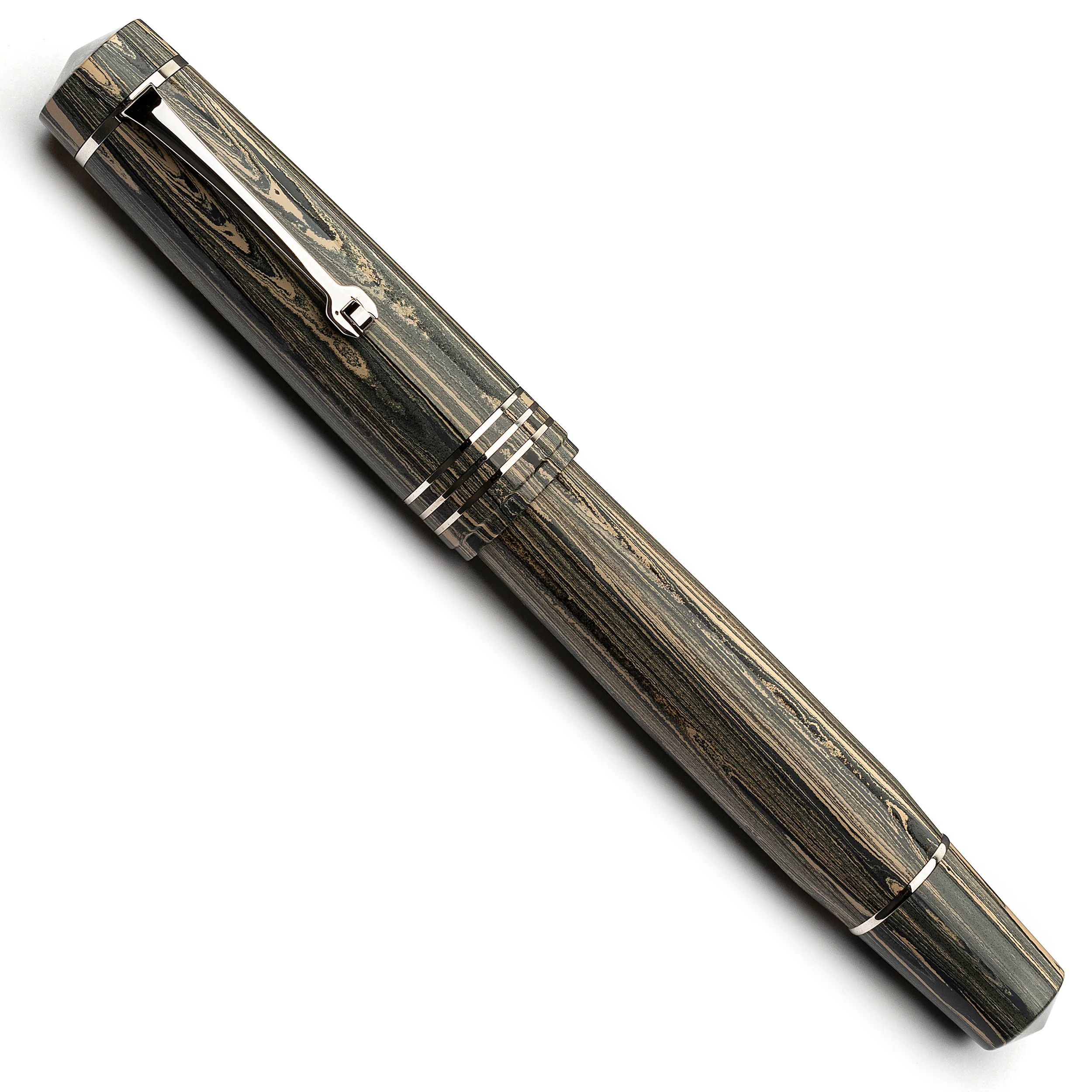 Leonardo "Audace" sand ebonite - Gold nib la Fenice SOLD OUT - Image 4