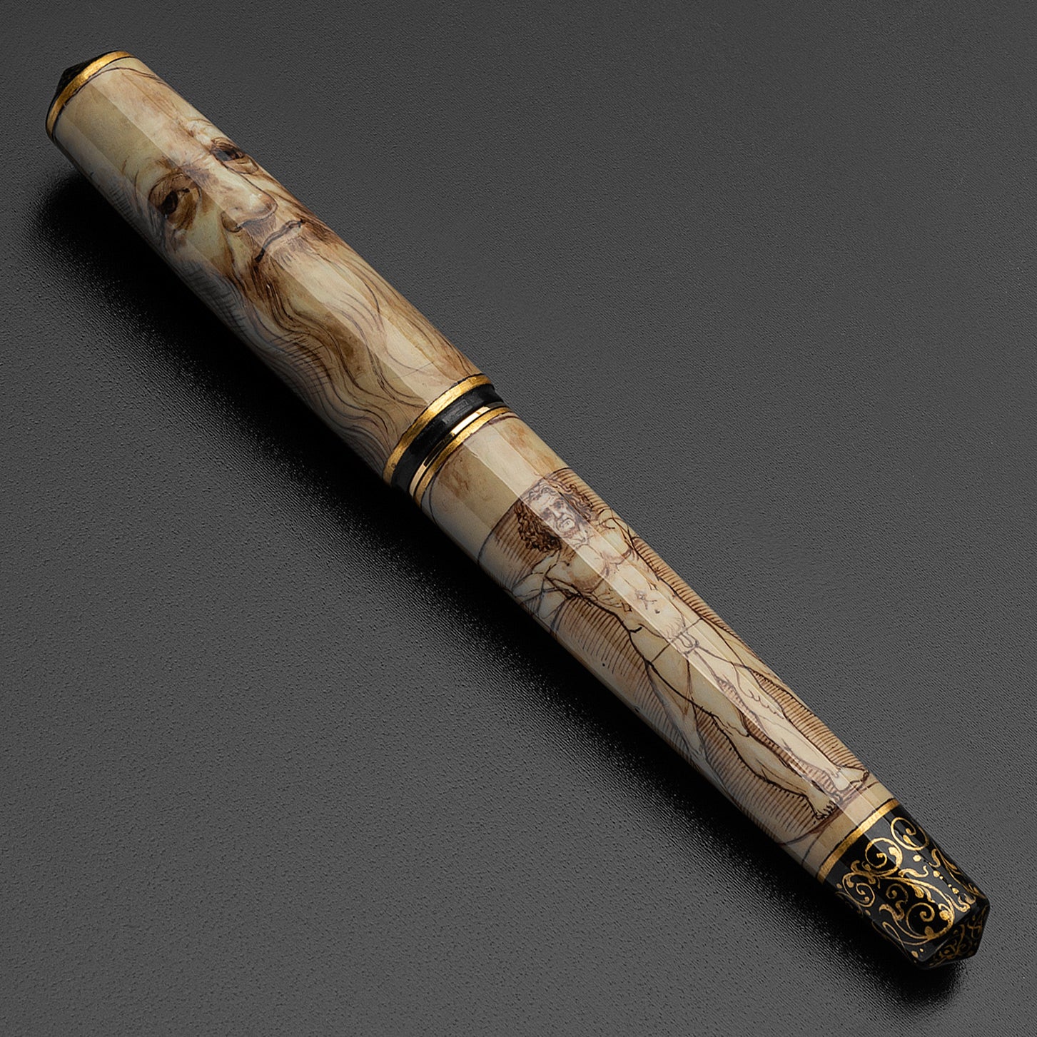 LEONARDO DA VINCI – CUSTOM – hand painted
