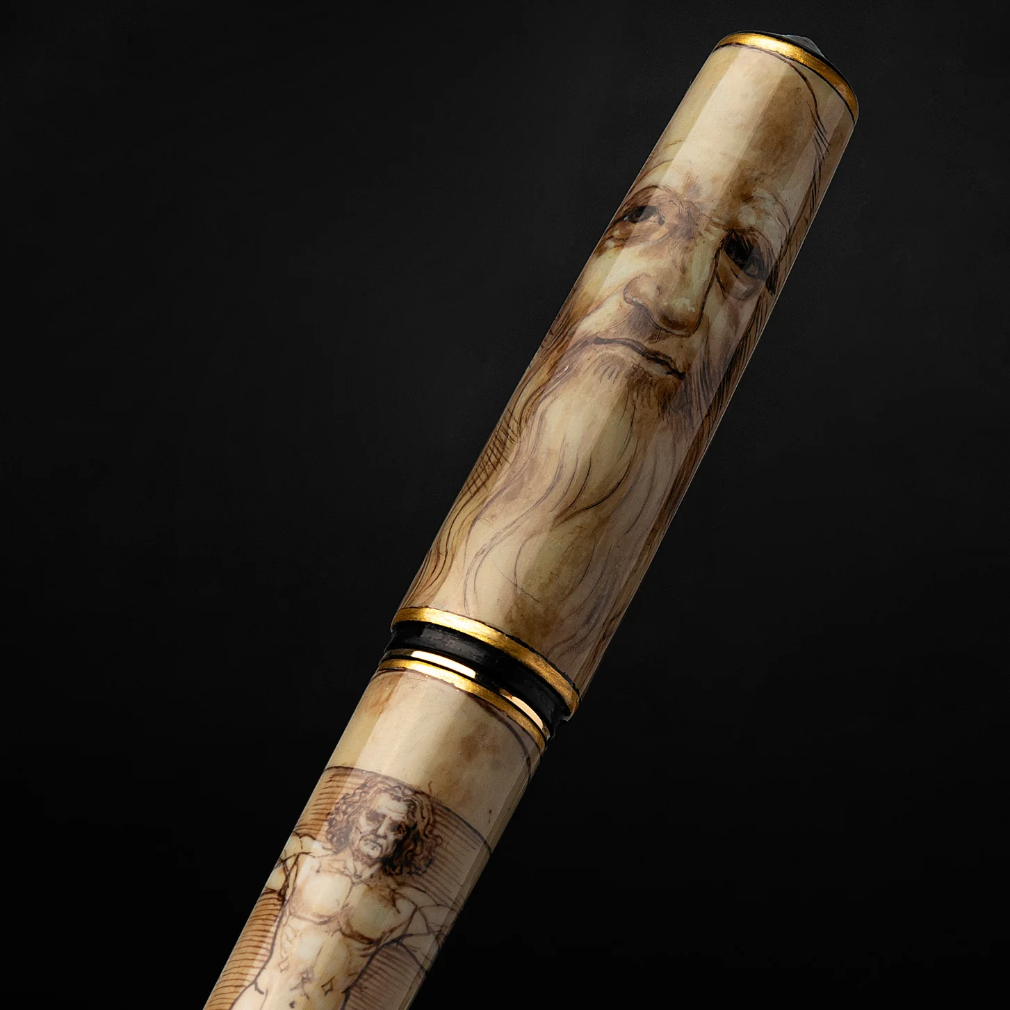LEONARDO DA VINCI – CUSTOM – hand painted - Image 4
