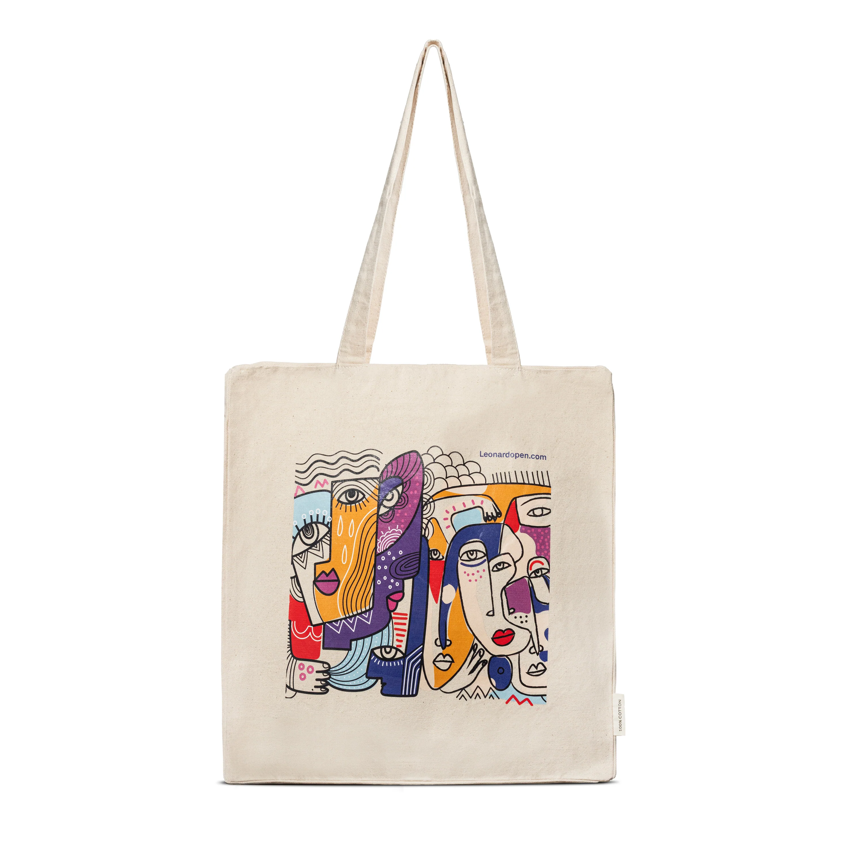 Leonardo Tote cotton bag - Image 2