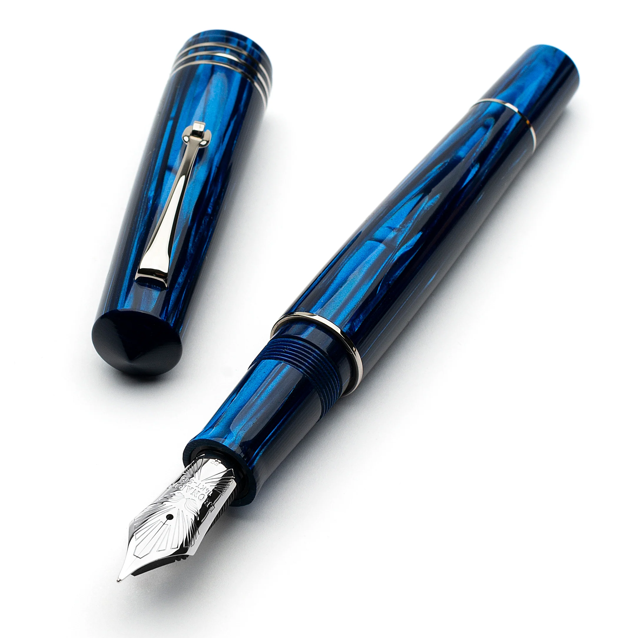 MZG blue note celluloid made in house - #8 nib