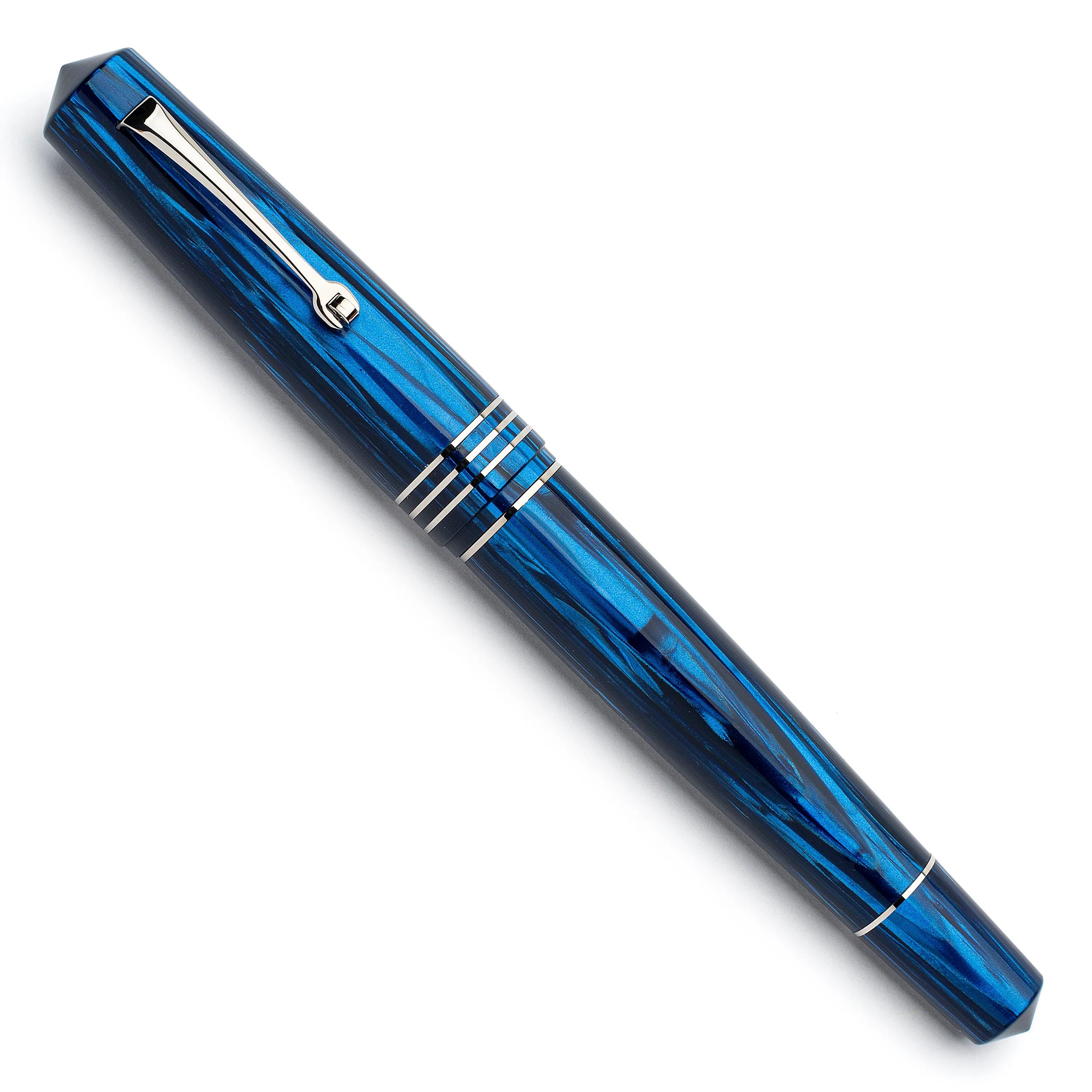 MZG blue note celluloid made in house - #8 nib - Image 2
