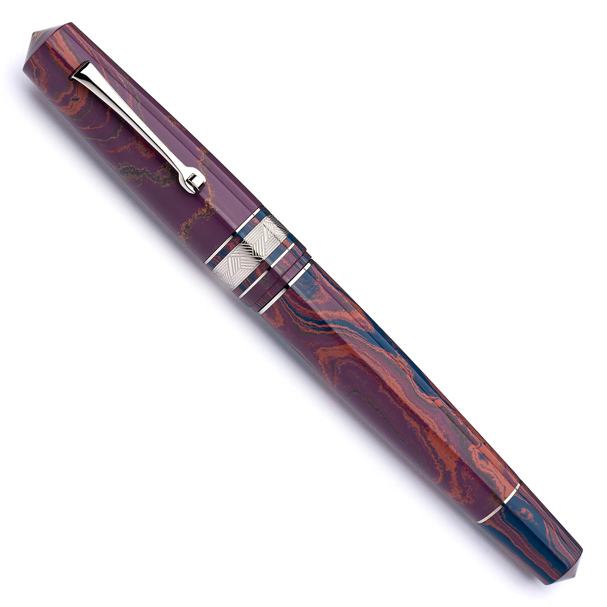 MZG ebonite 1/1 - purple, orange, blue - Image 2