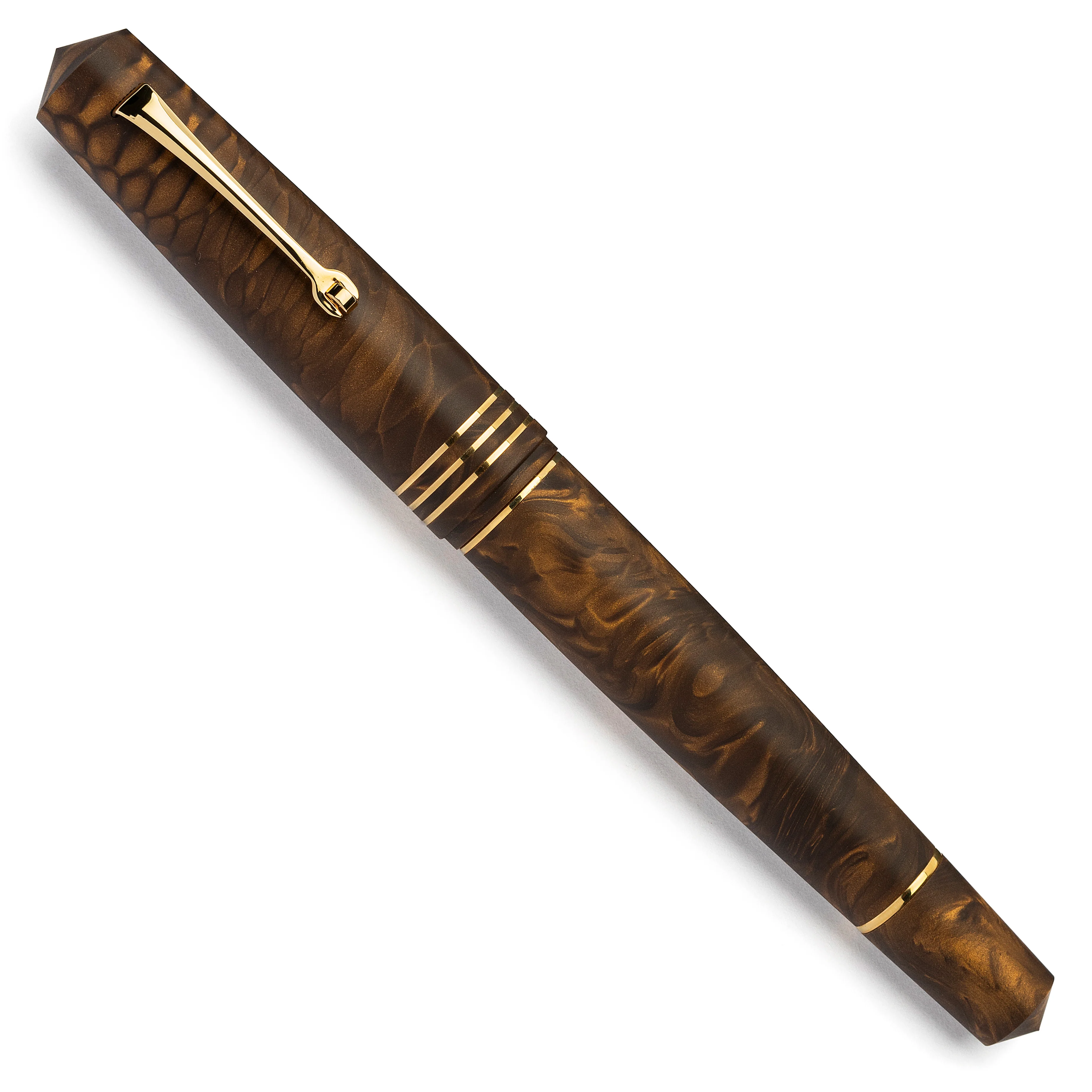 MZG Juma dragon skin Brown - #8 gold nib - Image 2