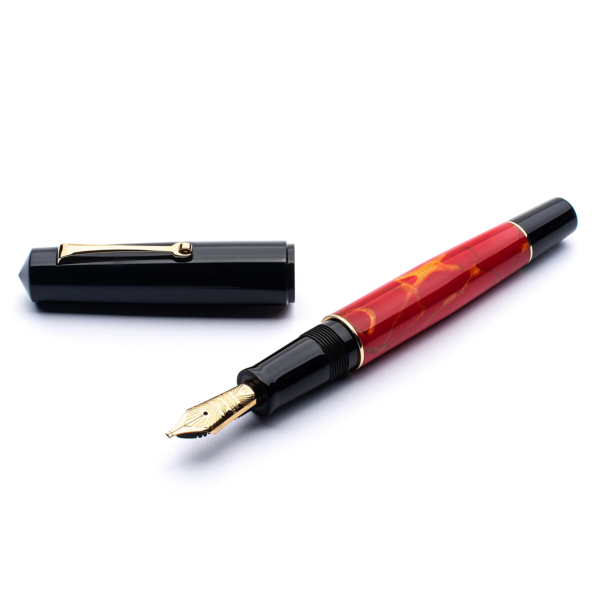 MZG Minimalist black/red Shanghai celluloid - SOLD OUT