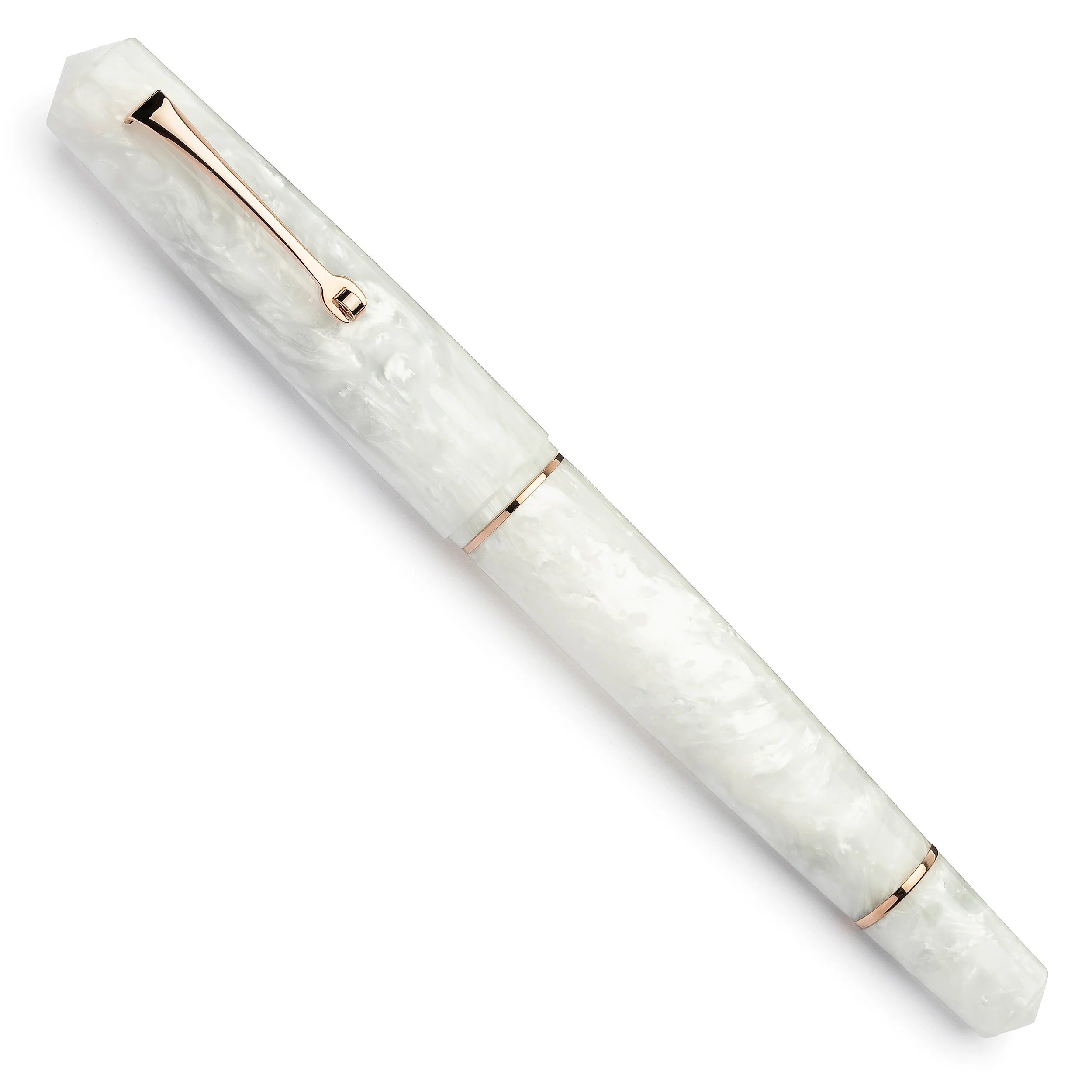 MZG Minimalist Ice resin - Ti22 #8 Titanium nib Chocolate - Image 2