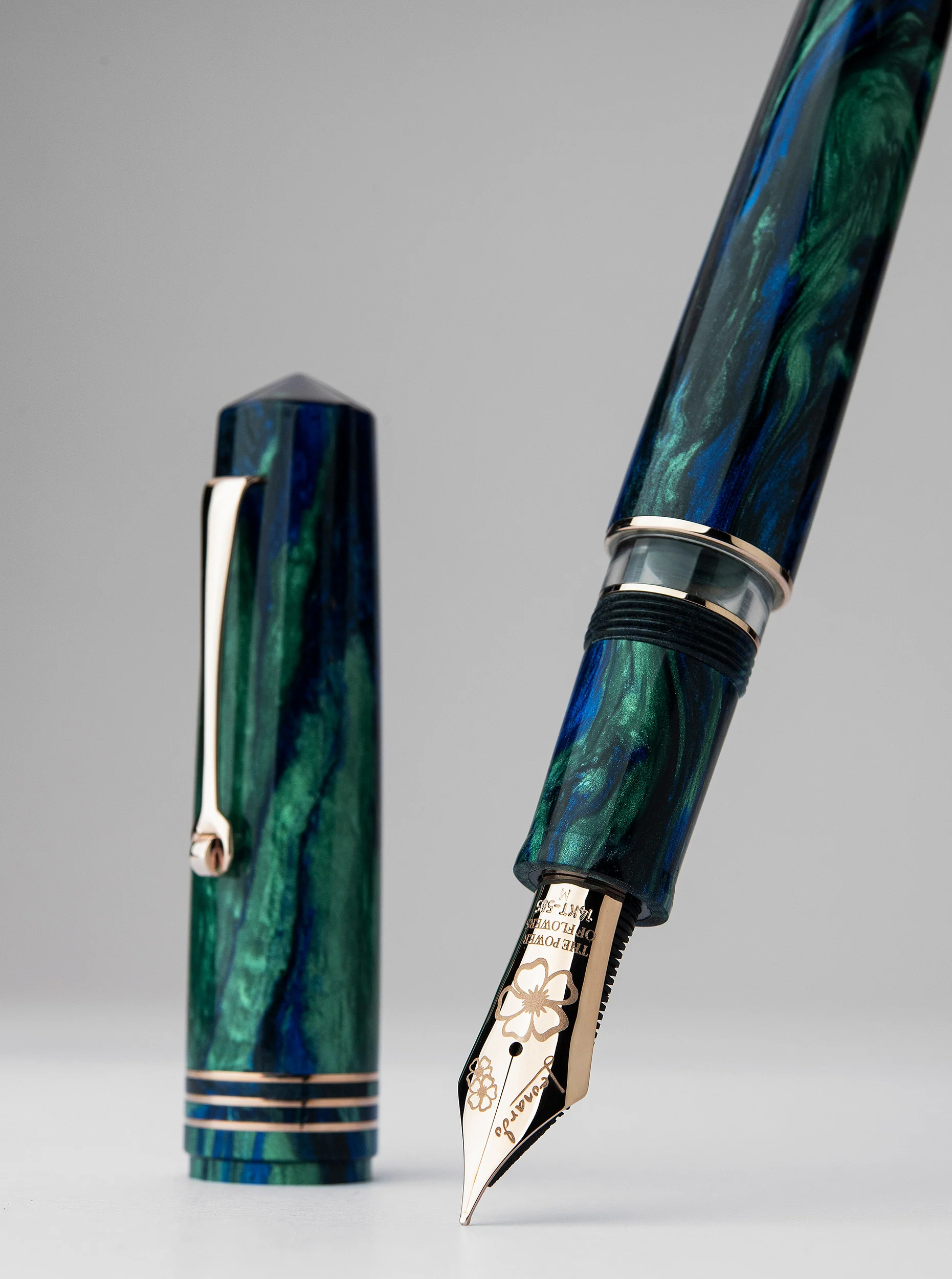 MZG2.0 Fiordaliso blue gold nib #8 special edition - Image 4
