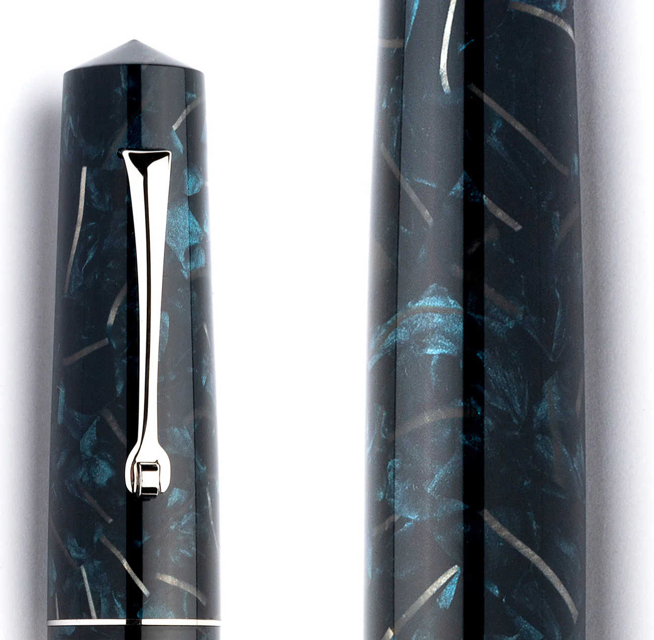 BLUE/EMERALD MARBLED CELLULOID – CUSTOM special edition SOLD OUT - Image 3