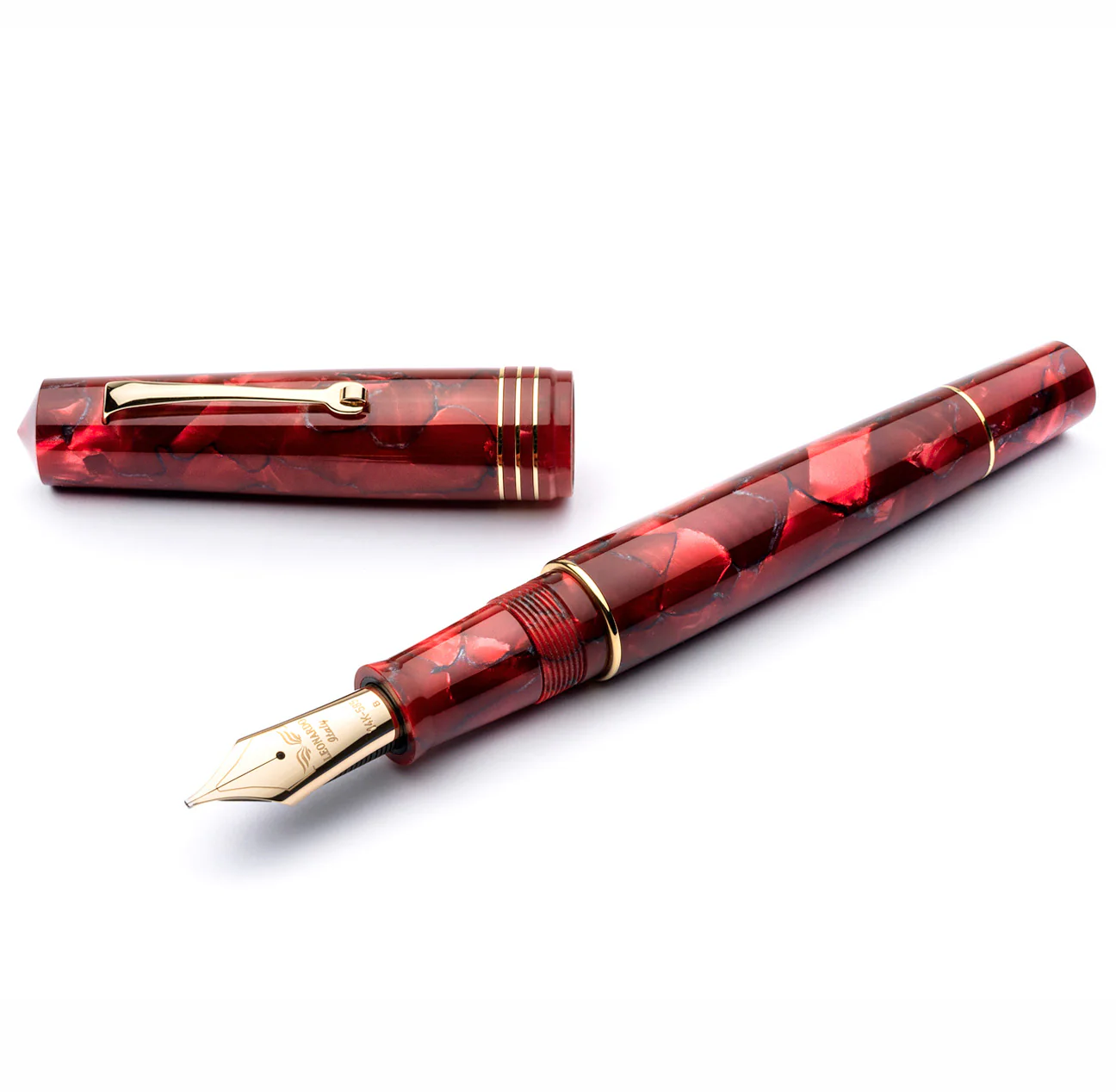 RED MARBLED CELLULOID – CUSTOM special edition