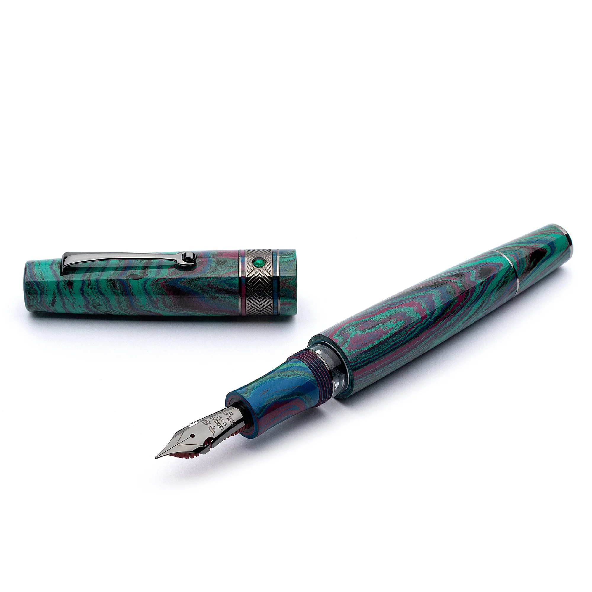 Supernova ebonite "Tropical" Ruthenium trim - SOLD OUT