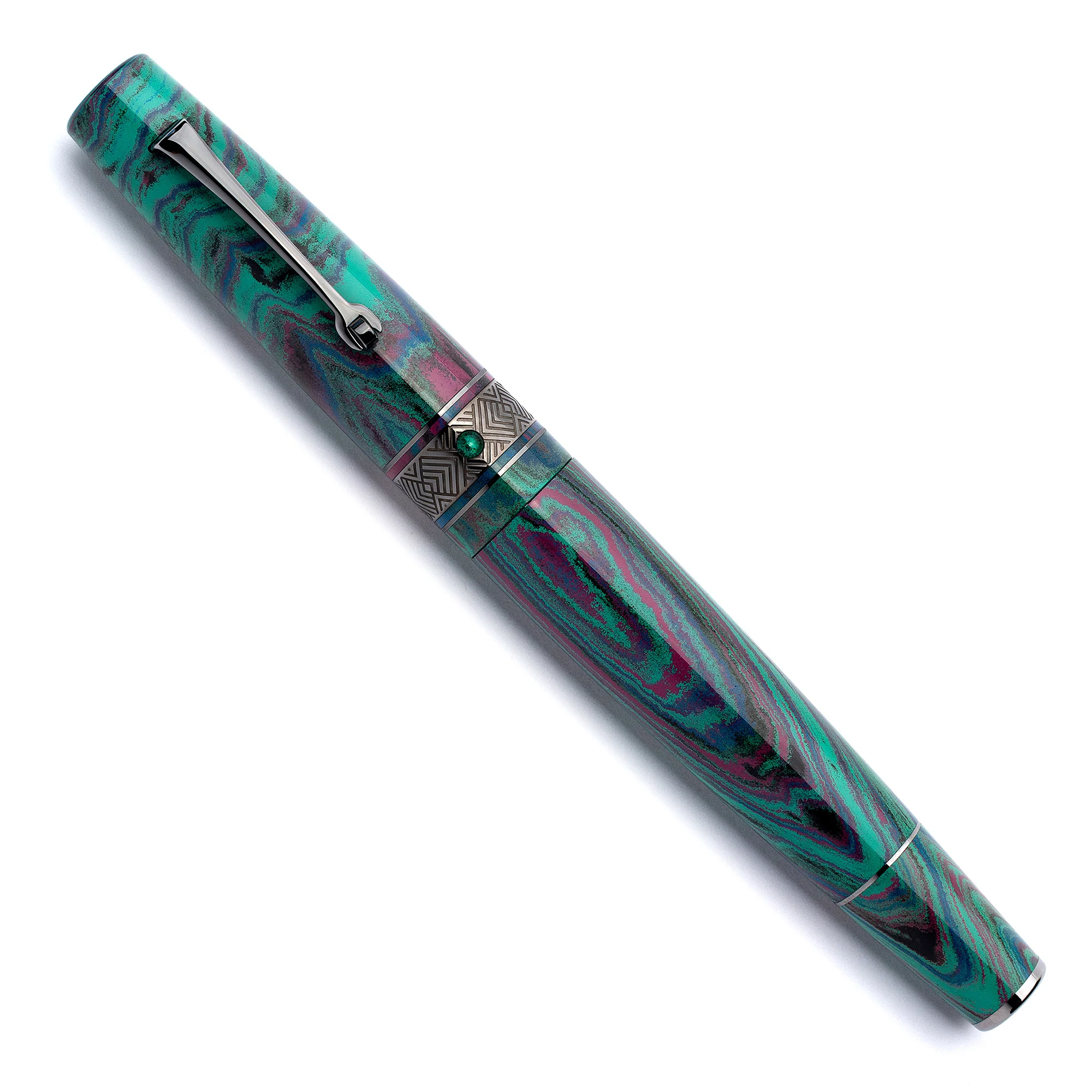 Supernova ebonite "Tropical" Ruthenium trim - SOLD OUT - Image 2