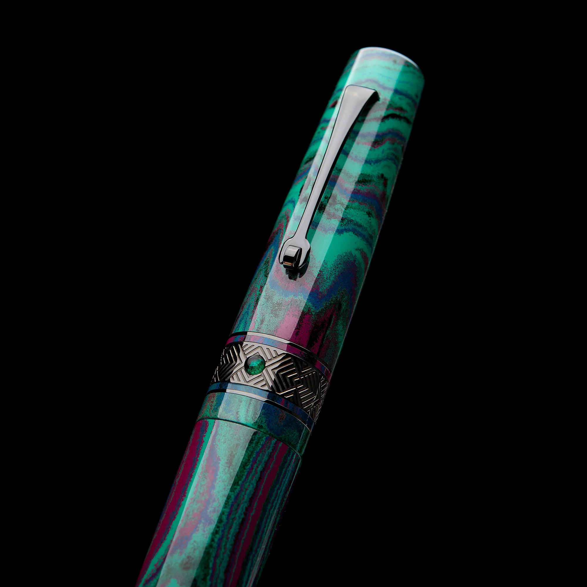 Supernova ebonite "Tropical" Ruthenium trim - SOLD OUT - Image 3