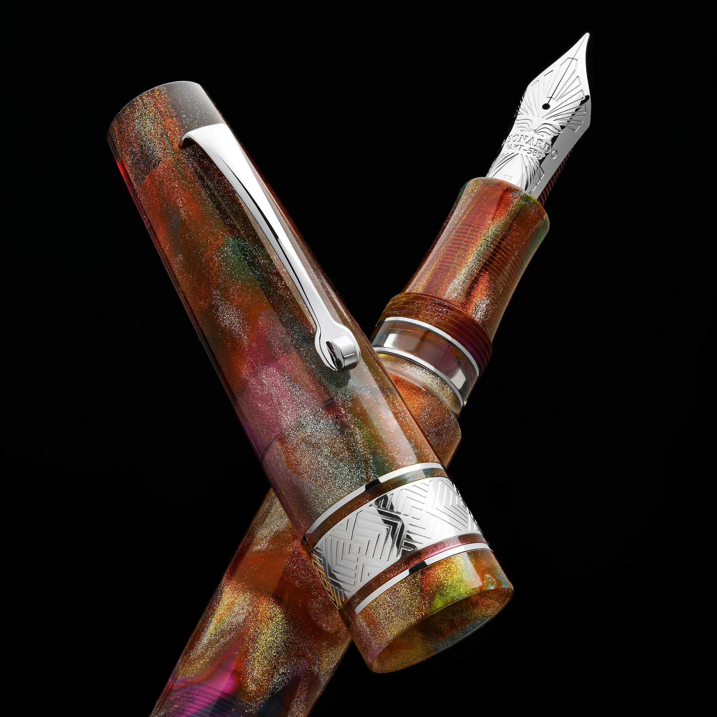 SUPERNOVA PM5 #8 gold nib – Silver trim - Image 3